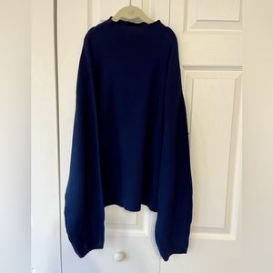 Blue pullover sweater -H&M